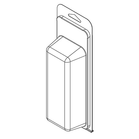 Visipak Thermoform-CLAMSHELL-#377-9.688-3.562-6.375-2.250-1.625-0.0175-CLEAR,  377TF
